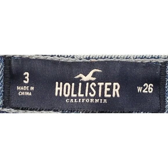 Hollister Pin Stripe Button Fly Ultra High Rise - Picture 4 of 5